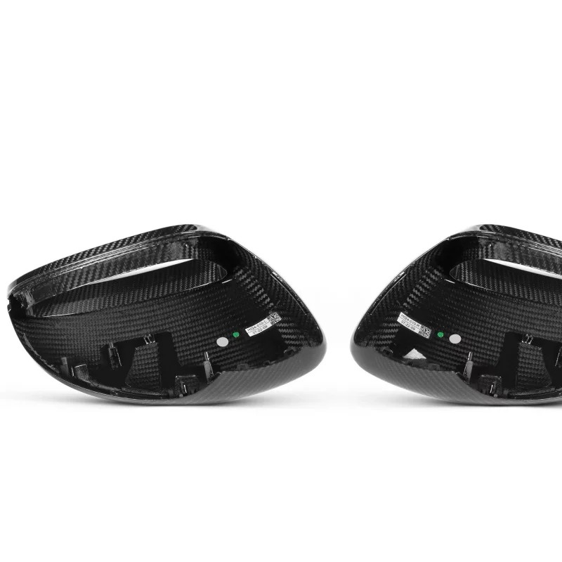 Upgraded PK Style Dry Carbon Fiber Rearview Mirror Cover Body Kit air Kit for  Panamera
